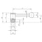 Kipp Adjustable Tension Levers, with internal thread, metric, 0 Degree K0108.4202 - alternate 2